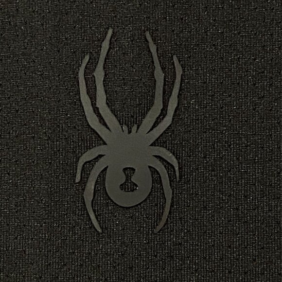 SPYDER Black T Shirt Mens Large Quick Dry Perforated Lightweight Short Sleeve - Picture 12 of 12